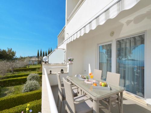 Balkón nebo terasa v ubytování Beach Apartments Tina