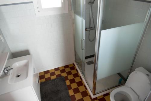 La Massoterie gîte 1 tesisinde bir banyo