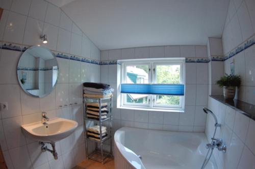 A bathroom at Hof Luisengrund
