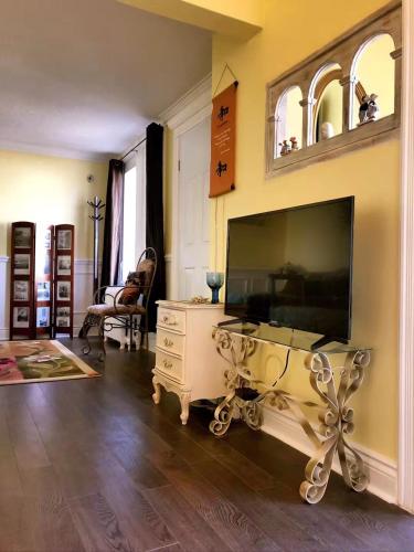 Χώρος καθιστικού στο Blue Gables Bed and Breakfast