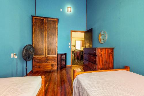 מיטה או מיטות בחדר ב-Casa Jessita