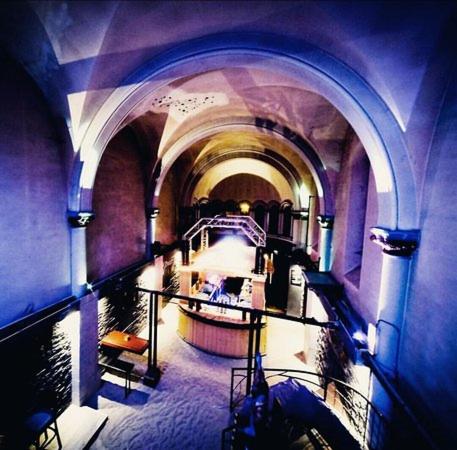 a view of a hallway in a building at 2 chambres d'hôtes privées louées séparément avec communs à partager in Beaufort
