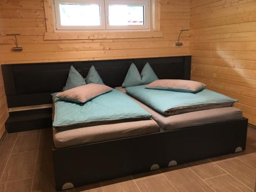 Postel nebo postele na pokoji v ubytování Ferienhaus Hankel
