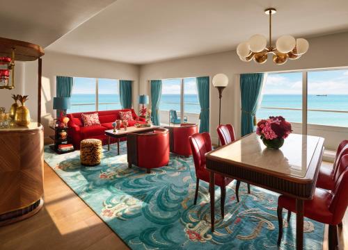 Χώρος καθιστικού στο Faena Hotel Miami Beach