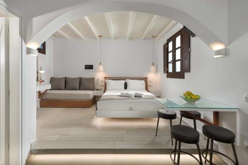 Posezení v ubytování Lindos Shore Junior Suite