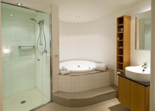 Phòng tắm tại Rumba Beach Resort
