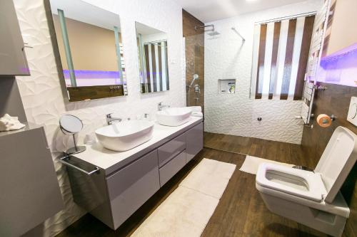 Koupelna v ubytování Luxury apartment Elis with private pool