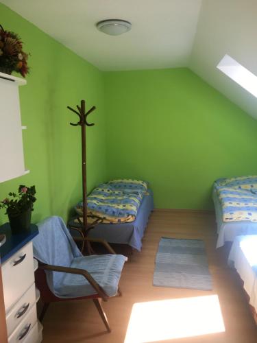 Un ou plusieurs lits dans un hébergement de l'établissement Objekt Nizna