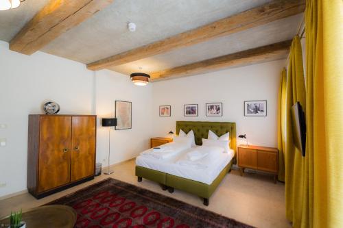 Postel nebo postele na pokoji v ubytování Hotel Luis Stadl