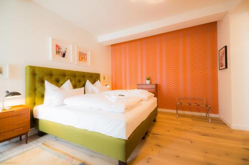 Postel nebo postele na pokoji v ubytování Hotel Luis Stadl