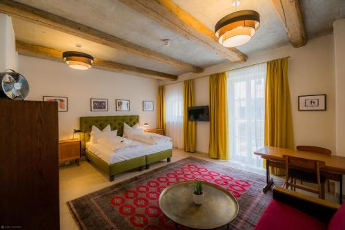 Postel nebo postele na pokoji v ubytování Hotel Luis Stadl
