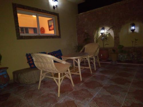 Coin salon dans l'établissement Kasbah Oualidia
