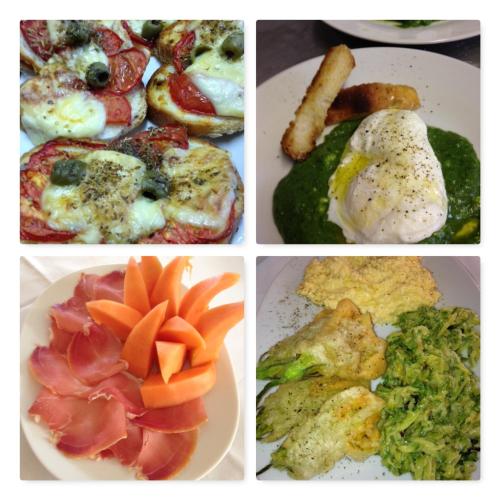 Mad på feriegården eller i nærheden