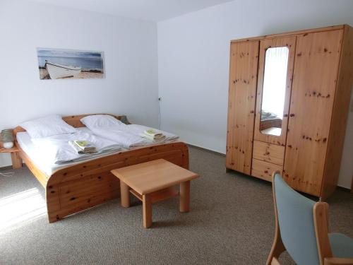 Postel nebo postele na pokoji v ubytování Landhaus Pfahlershof