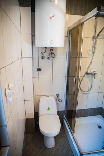 Koupelna v ubytování Domki w Borach