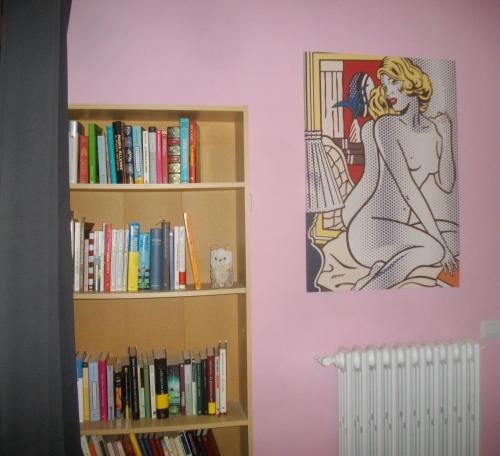 The library in the holiday home