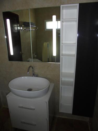 Vonios kambarys apgyvendinimo įstaigoje Chiang Khan Riverside Pool Villa