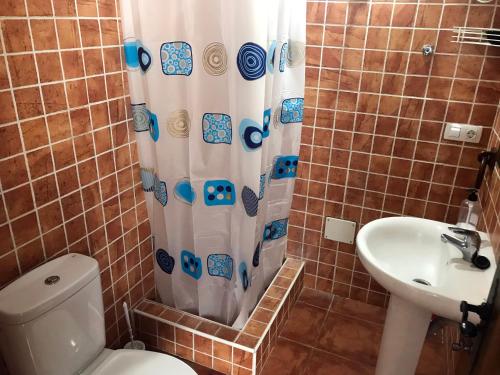 Ванная комната в Acogedor apartamento en San Miguel de Abona