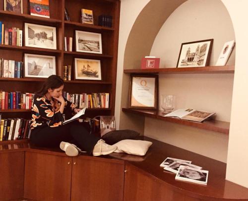 Biblioteca en el hotel