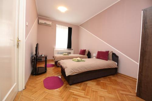 Postel nebo postele na pokoji v ubytování Hostel Fine