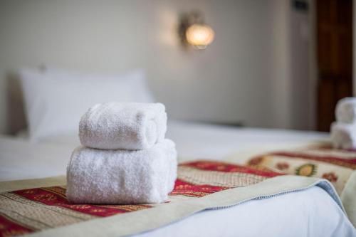 Villa Africa Guesthouseにあるベッド
