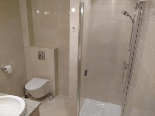 A bathroom at Apartament Baltic Sky