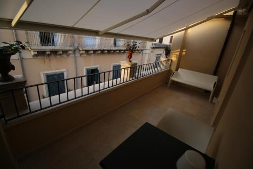 a view of a balcony from the top of a building at Hotel Porta Reale in Noto