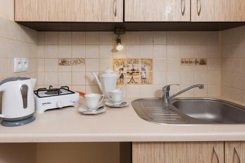 Kuchyň nebo kuchyňský kout v ubytování "Willa Octavia" Apartamenty , Pokoje