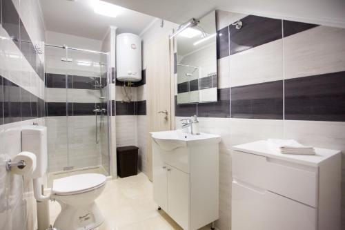 Ένα μπάνιο στο Apartment Bilo