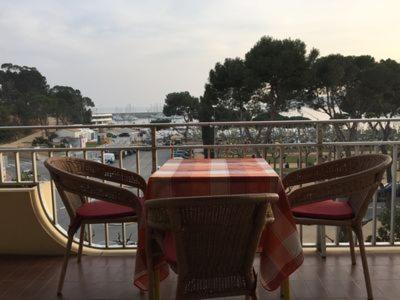 Balkón nebo terasa v ubytování 1ra Linea Platja de Sant Feliu