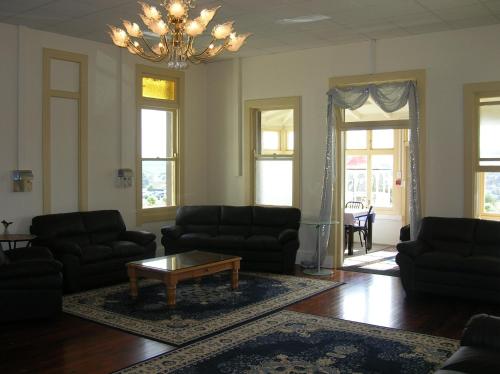 Posezení v ubytování Manor Views NZ