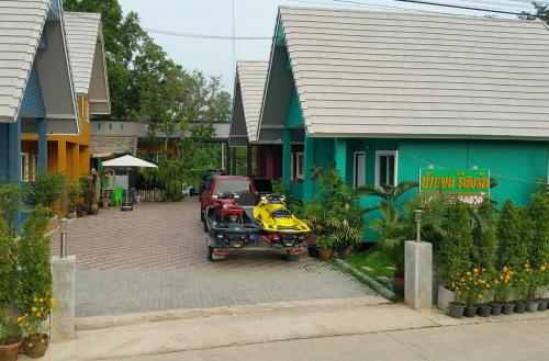 Zahrada ubytování Baan Bon Resort Bang Tabun