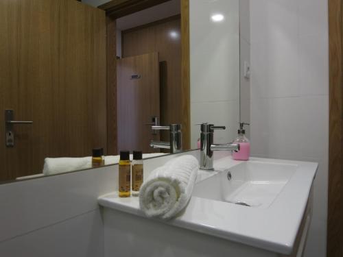 Koupelna v ubytování Hotel Rural da Freita