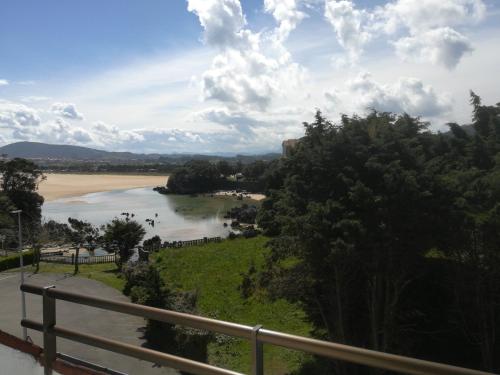 a view of a river from a bridge at Hotel Candano in Isla