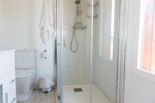 Kúpeľňa v ubytovaní Cabaña El Mirador