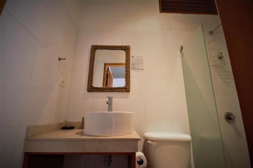 Ett badrum på Hotel Casa Sarah