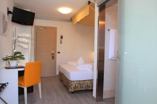 Hotel Augustaにあるベッド
