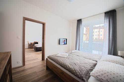 Galería fotográfica de Sunny, fully furnished Studio type with terrace en Plzeň