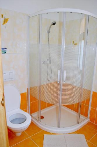 Koupelna v ubytování U Slunecne brany