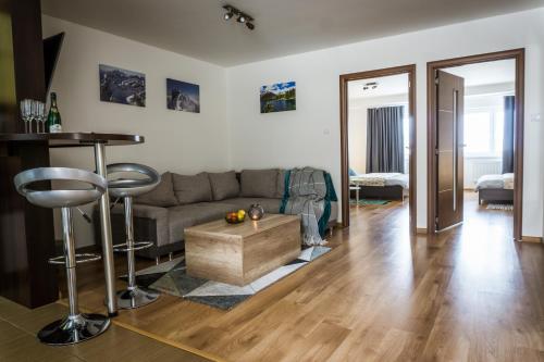 Posezení v ubytování Apartment Eric 9D High Tatras