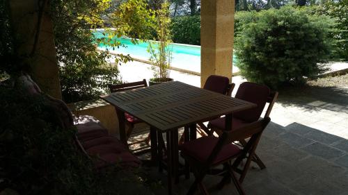 Vue sur la piscine de l'établissement Bastide de la Madeleine ou sur une piscine à proximité