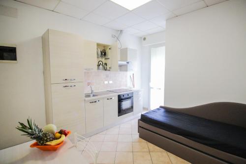 Kuchyň nebo kuchyňský kout v ubytování Residence Eurogarden