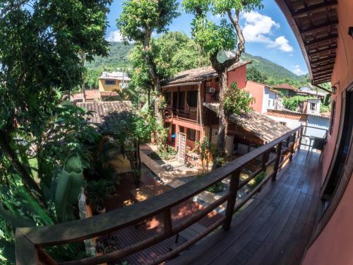 a view from the deck of a house at Biergarten Suites in Abraão
