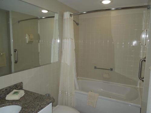 Et badeværelse på Eastern Slope Inn Resort