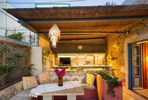 Patio nebo venkovní prostory v ubytování Villa Ricolas