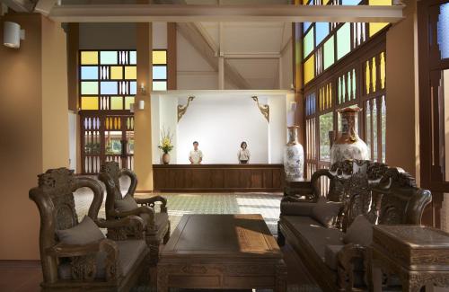 
The lobby or reception area at Sabai Sabai Sukhothai
