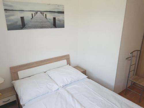 Postel nebo postele na pokoji v ubytování Schwalbennest