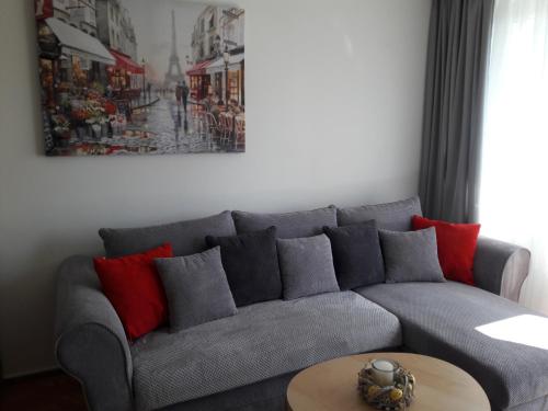Χώρος καθιστικού στο Apartament Telimena
