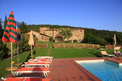 Poolen vid eller i närheten av Agriturismo Ca' Lucano