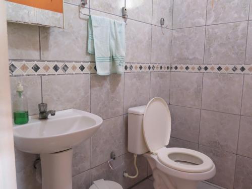 Vonios kambarys apgyvendinimo įstaigoje Pousada Rio Alegre